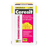 Штукатурно-клеевая смесь Ceresit Thermo Universal 25 кг